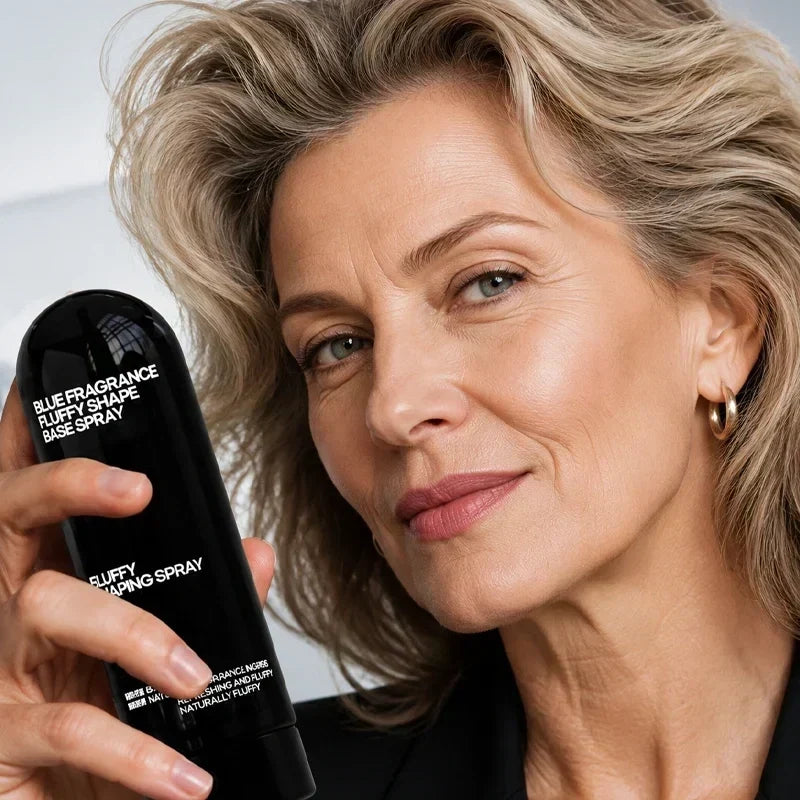 👩 Peach-scented volumizing & setting spray—for lightweight, bouncy hair and long-lasting hold.